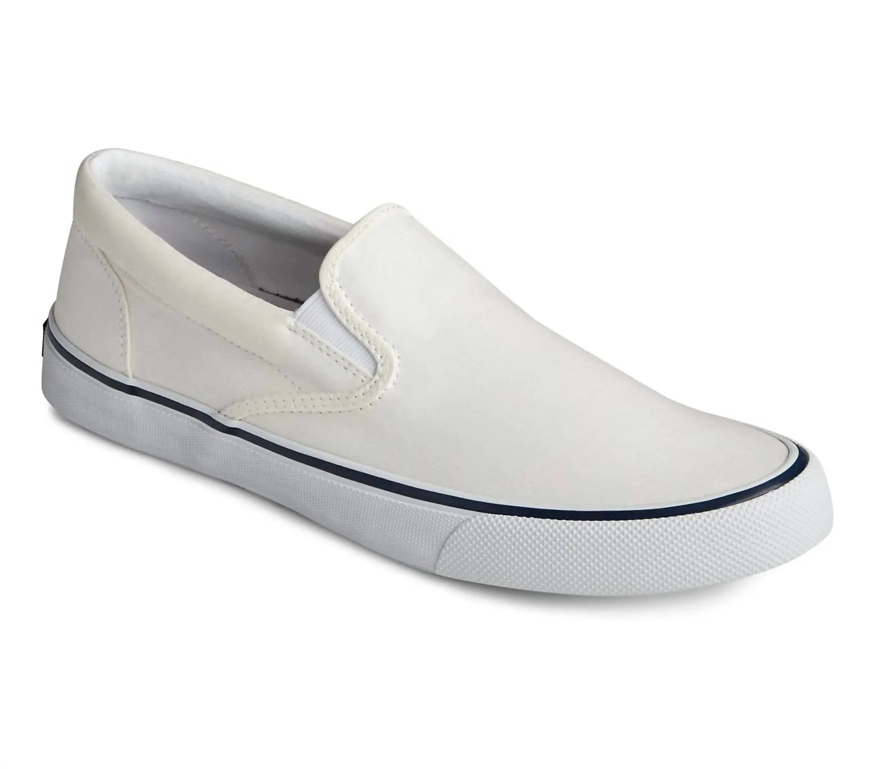 Men's Striper Slip On Sneaker In White