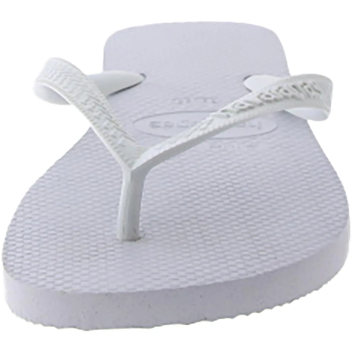 Mens Textured Signature Thong Sandals