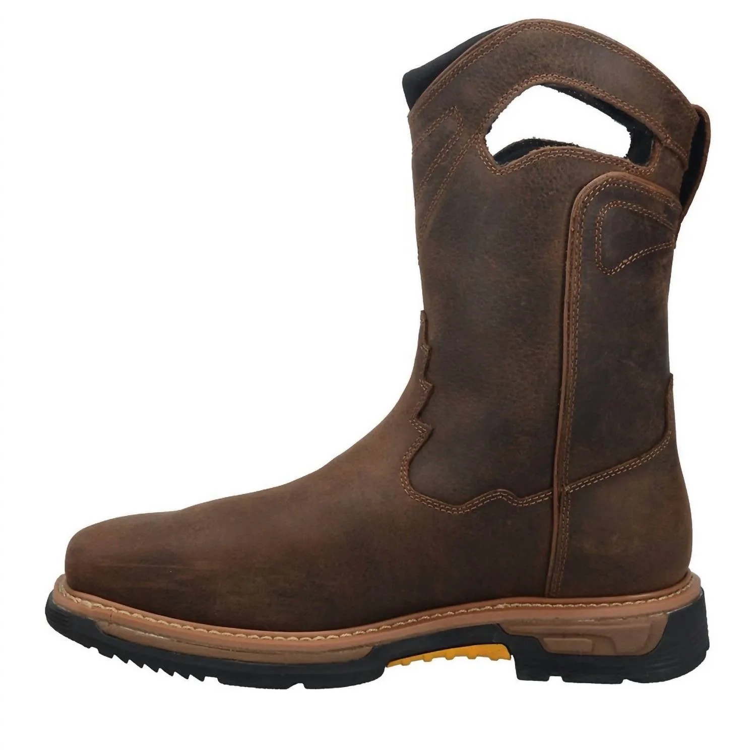Men's Thunderhead Waterproof Work Boots In Brown