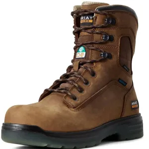 Men's Turbo 8" Waterproof Carbon Work Boot In Aged Bark