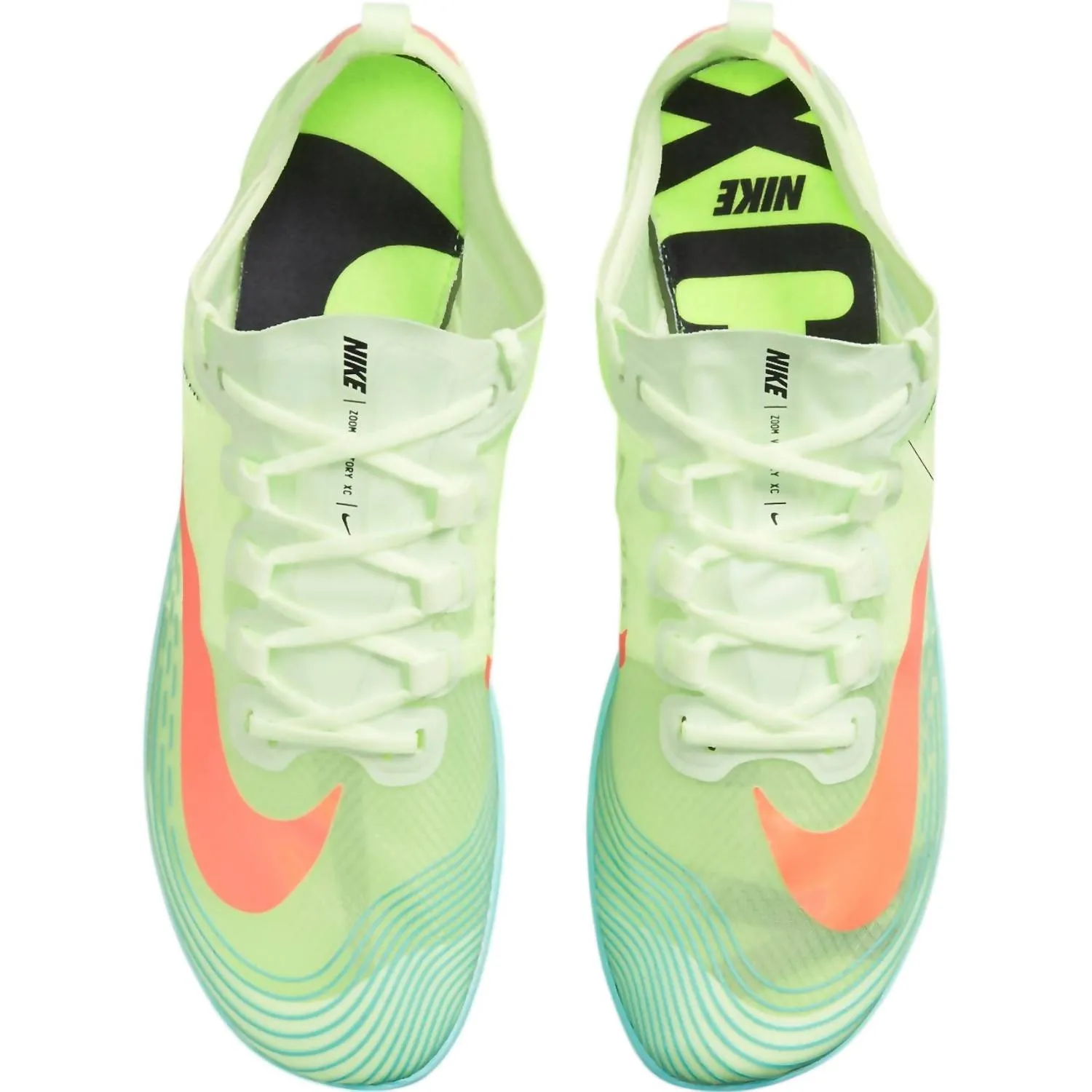 Men's Victory Xc 5 Sneaker In Barely Volt/hyper Orange