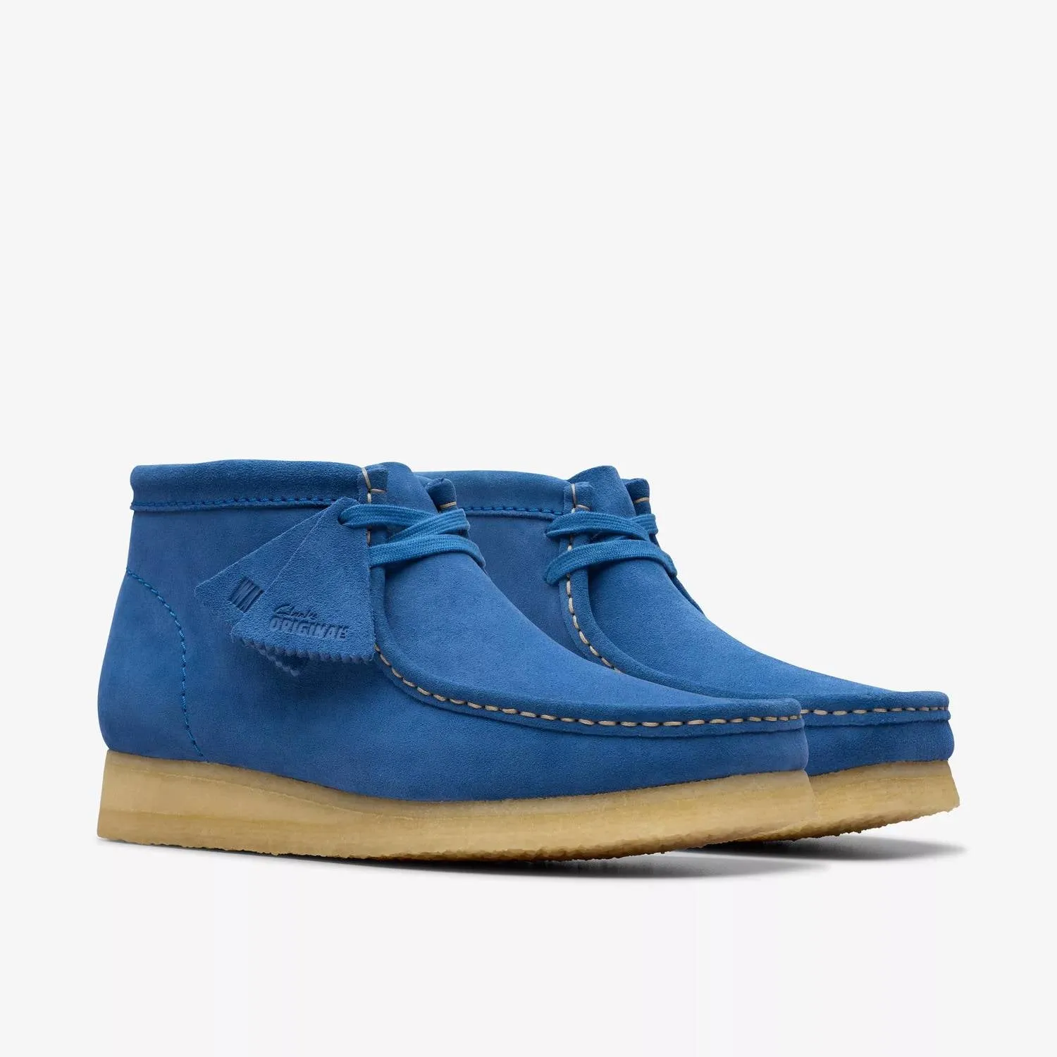 Men's Wallabee Boots In Blue