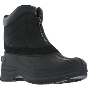 Mens Zipper Man Made Winter & Snow Boots