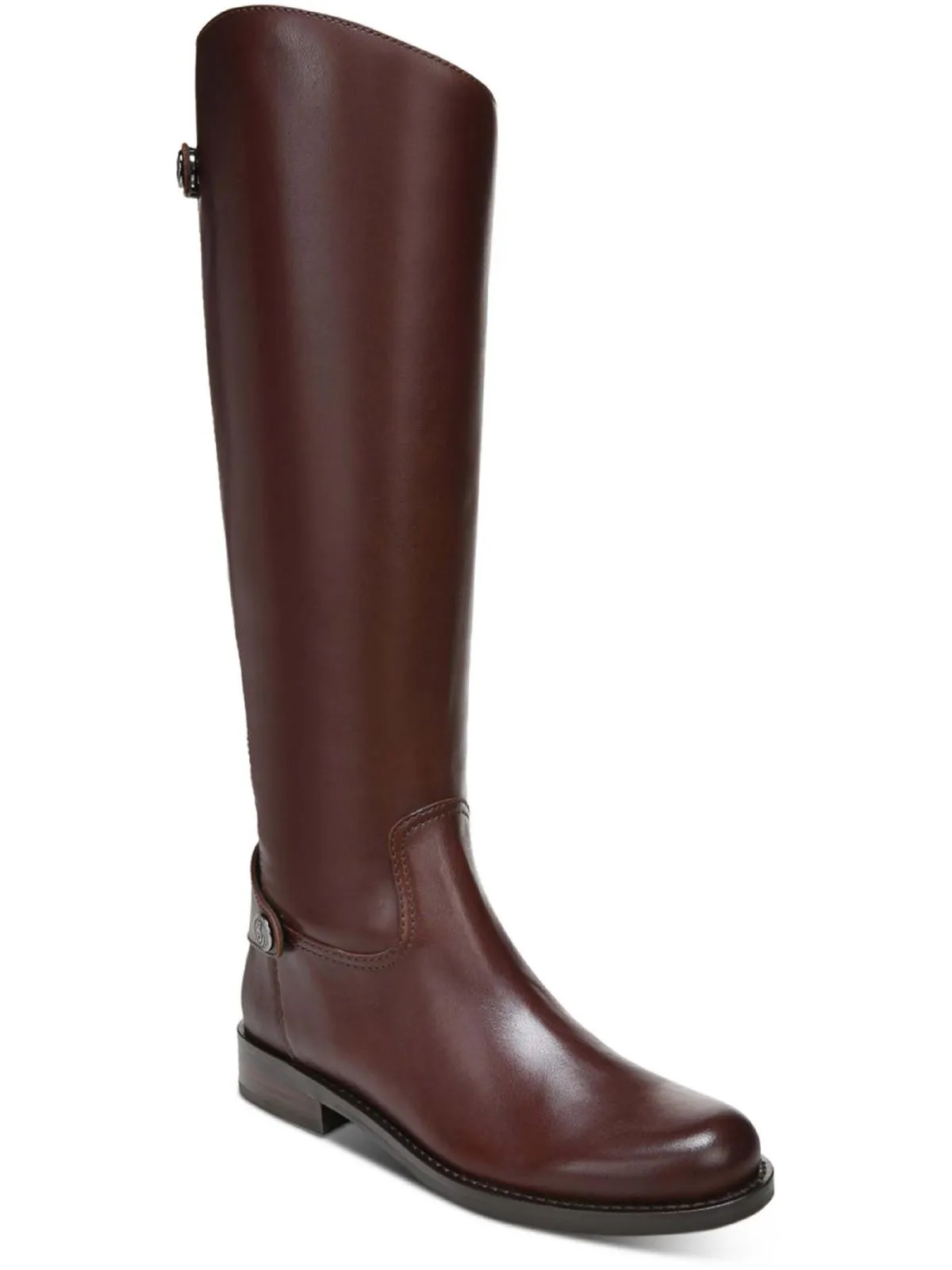 Mikala Womens Leather Riding Knee-High Boots