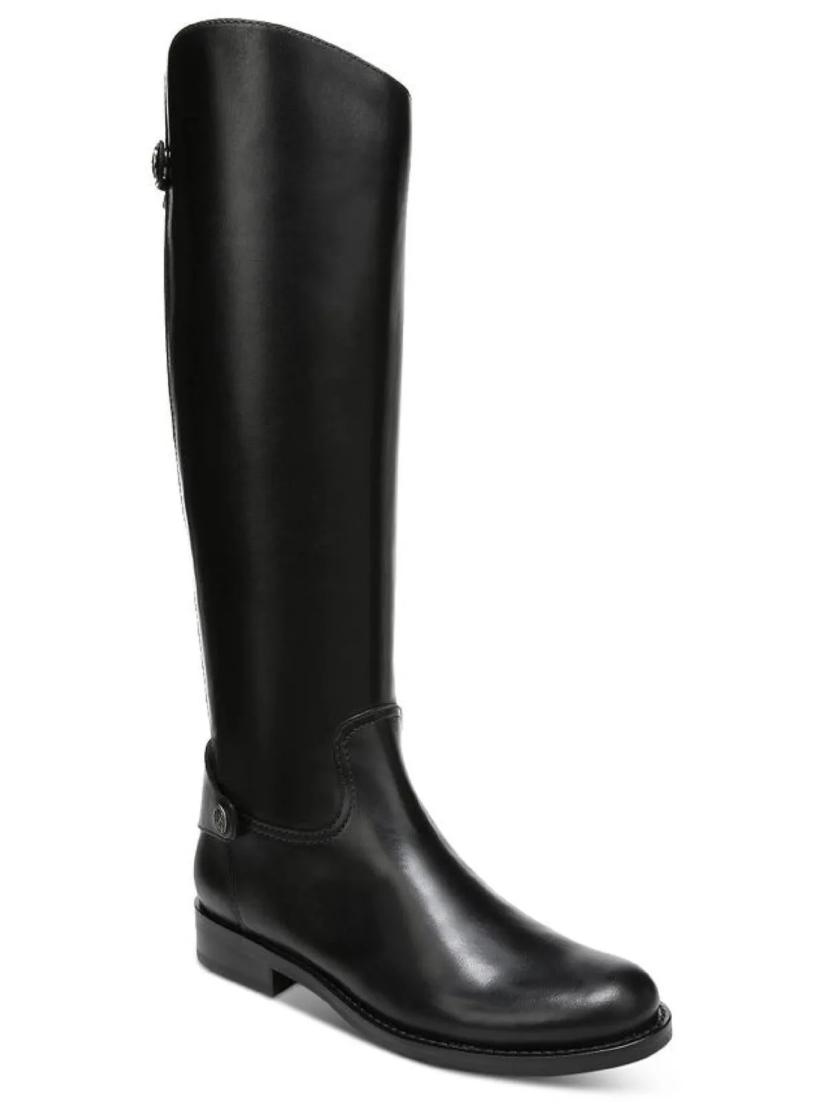Mikala Womens Leather Riding Knee-High Boots