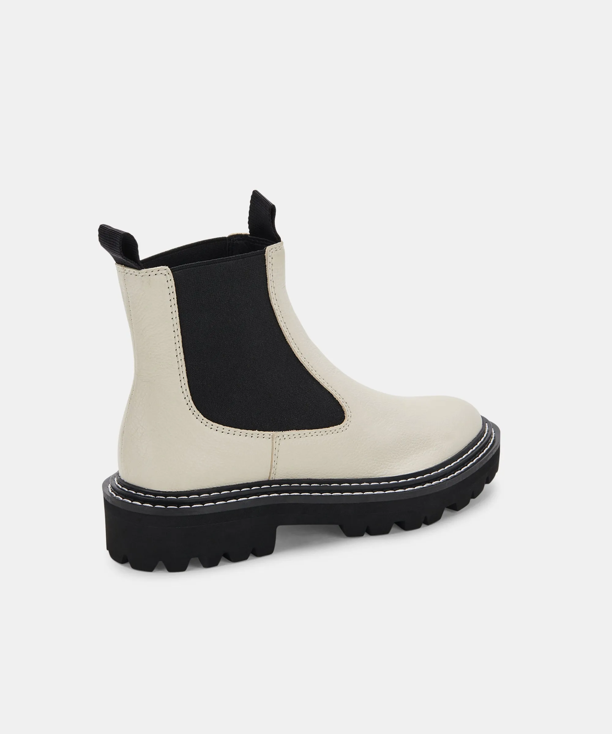 MOANA BOOTS IVORY LEATHER