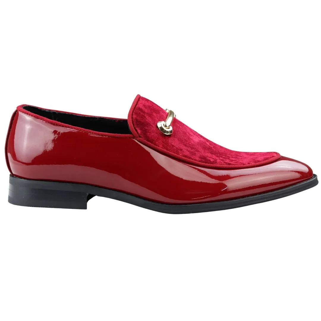 Moccasin Loafers Shoes Leather Lined Slip On Velvet Smart Formal Shoe