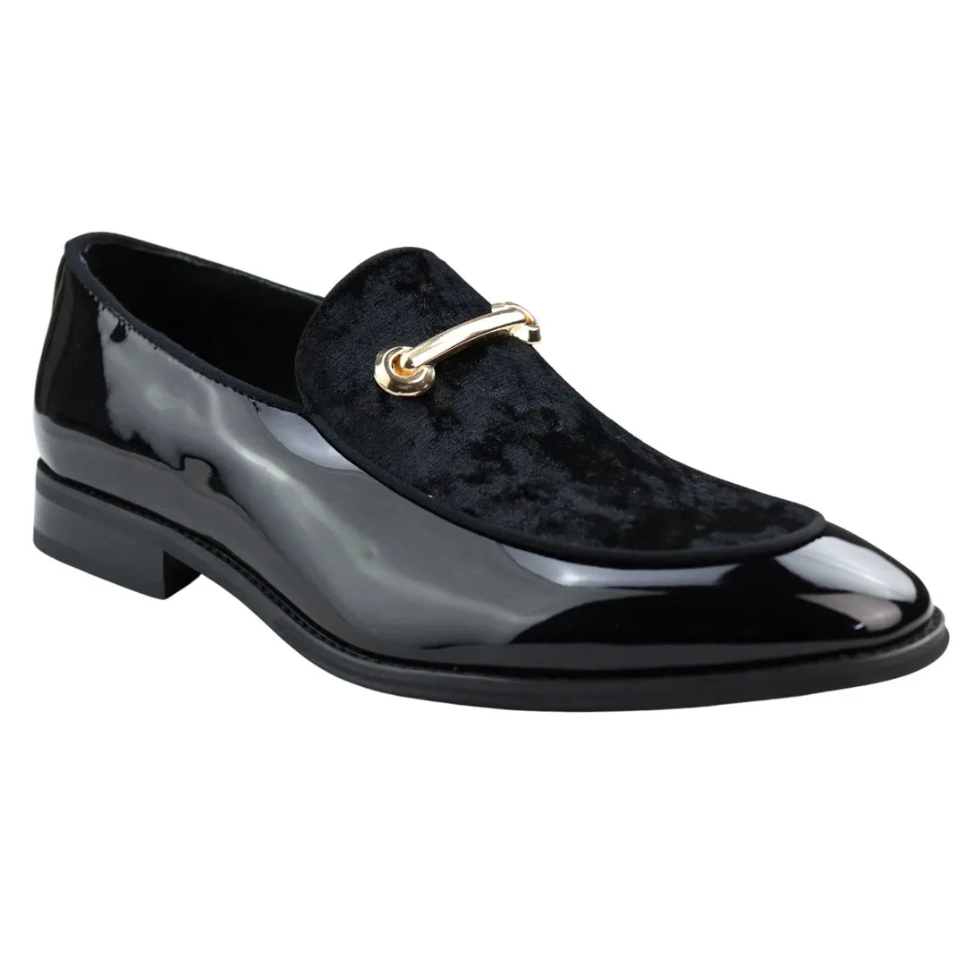 Moccasin Loafers Shoes Leather Lined Slip On Velvet Smart Formal Shoe