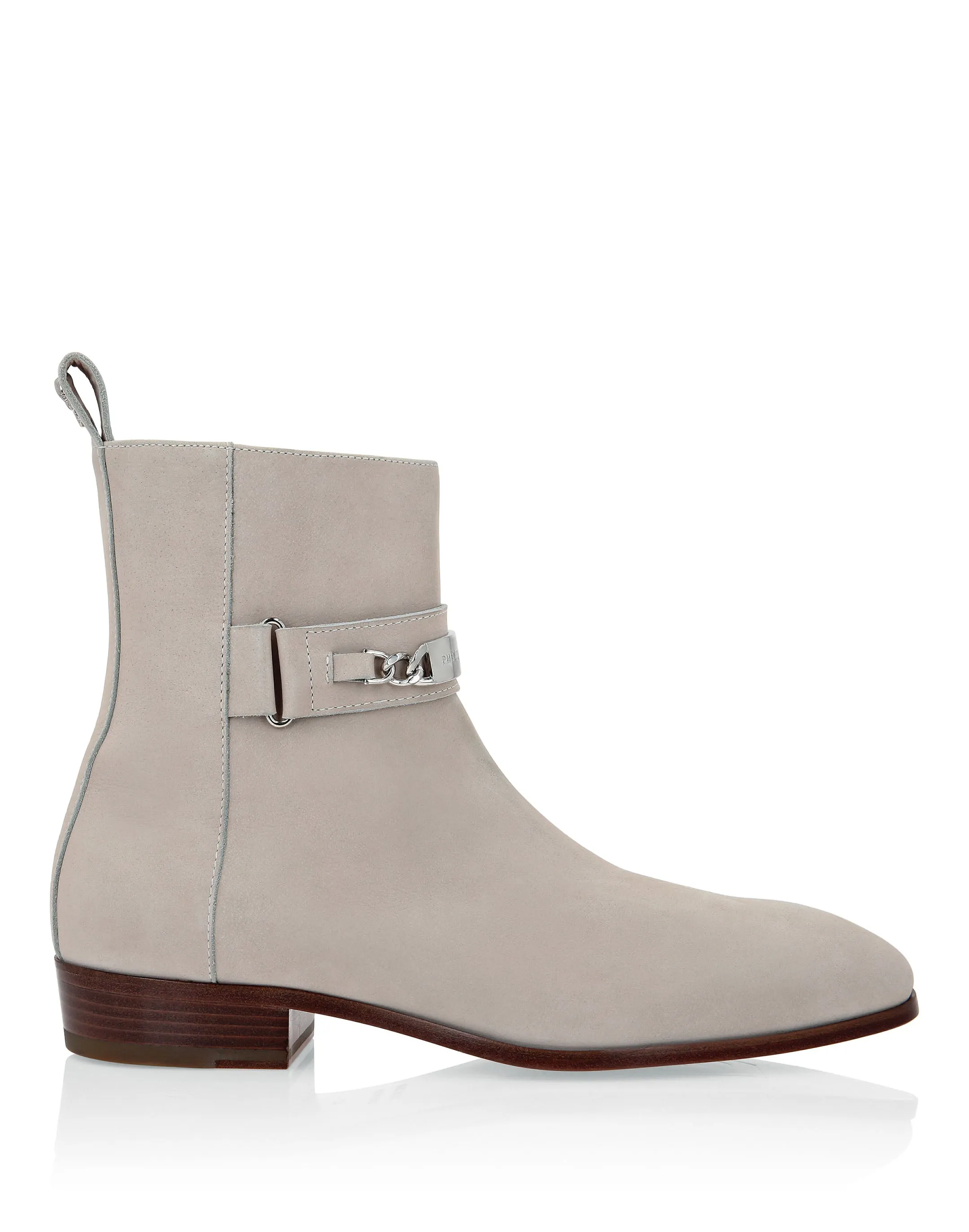 Nabuk Boots Low Flat