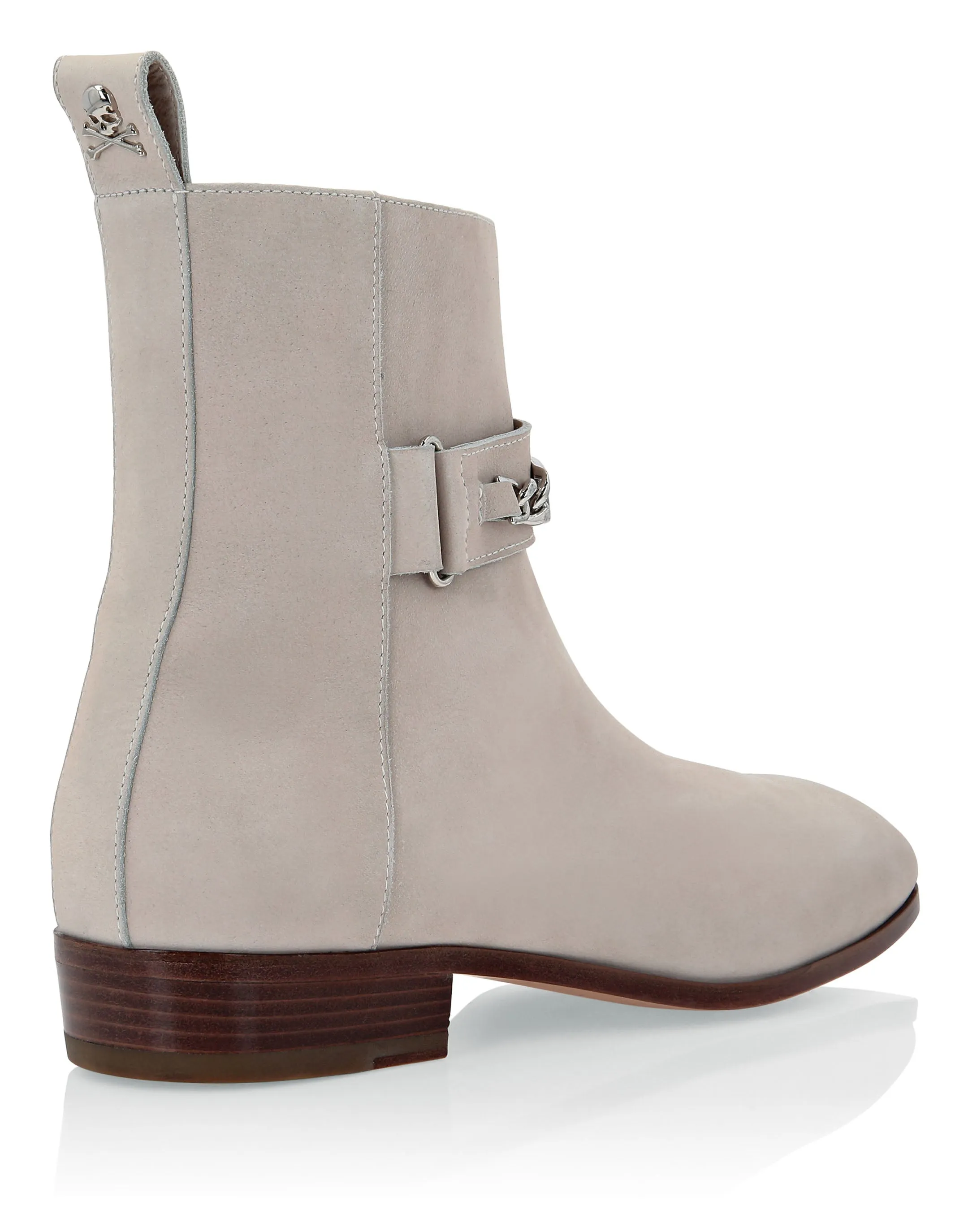 Nabuk Boots Low Flat