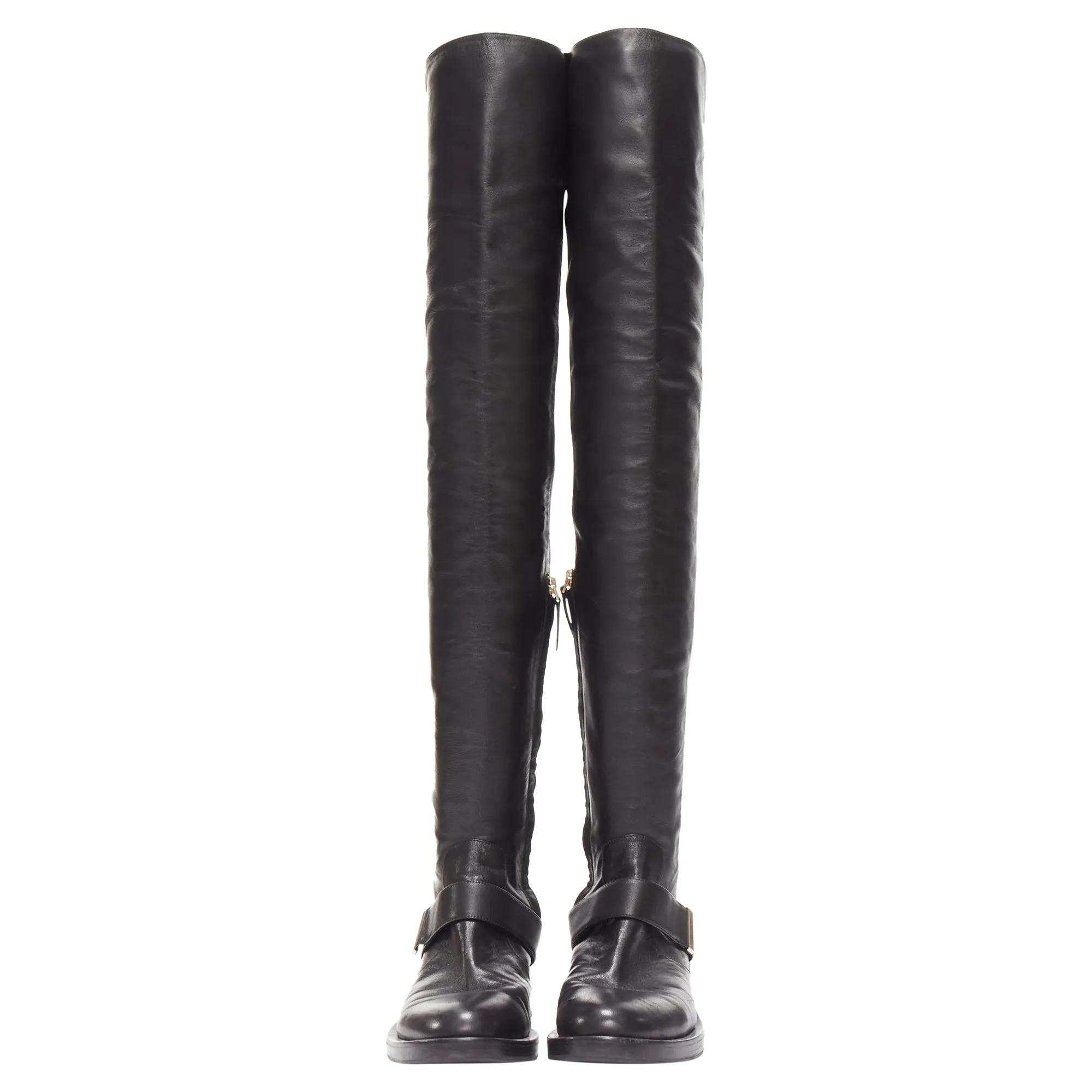 Nicolas Kirkwood pearl embellished heel knitee high boots