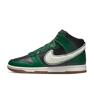 Nike Dunk High Chenille Swoosh Black Green