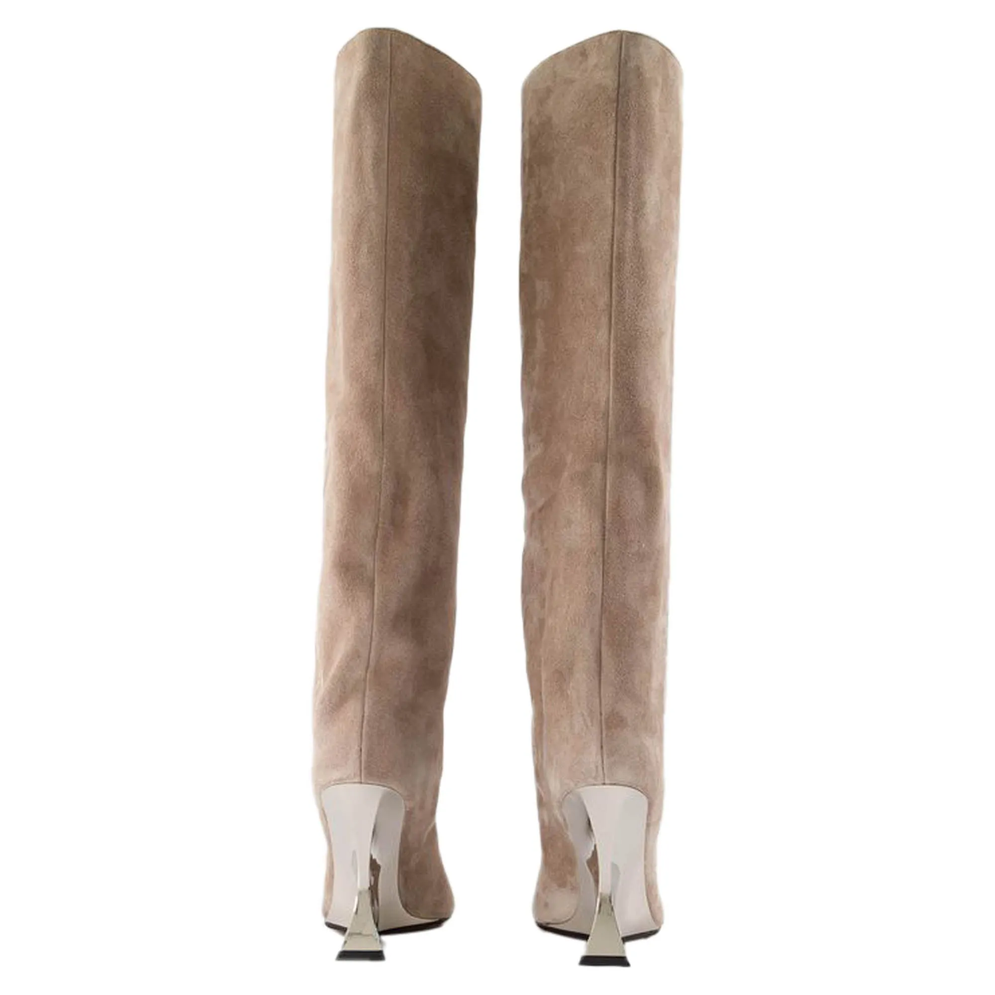 Nina Boots - Paris Texas - Leather - Beige