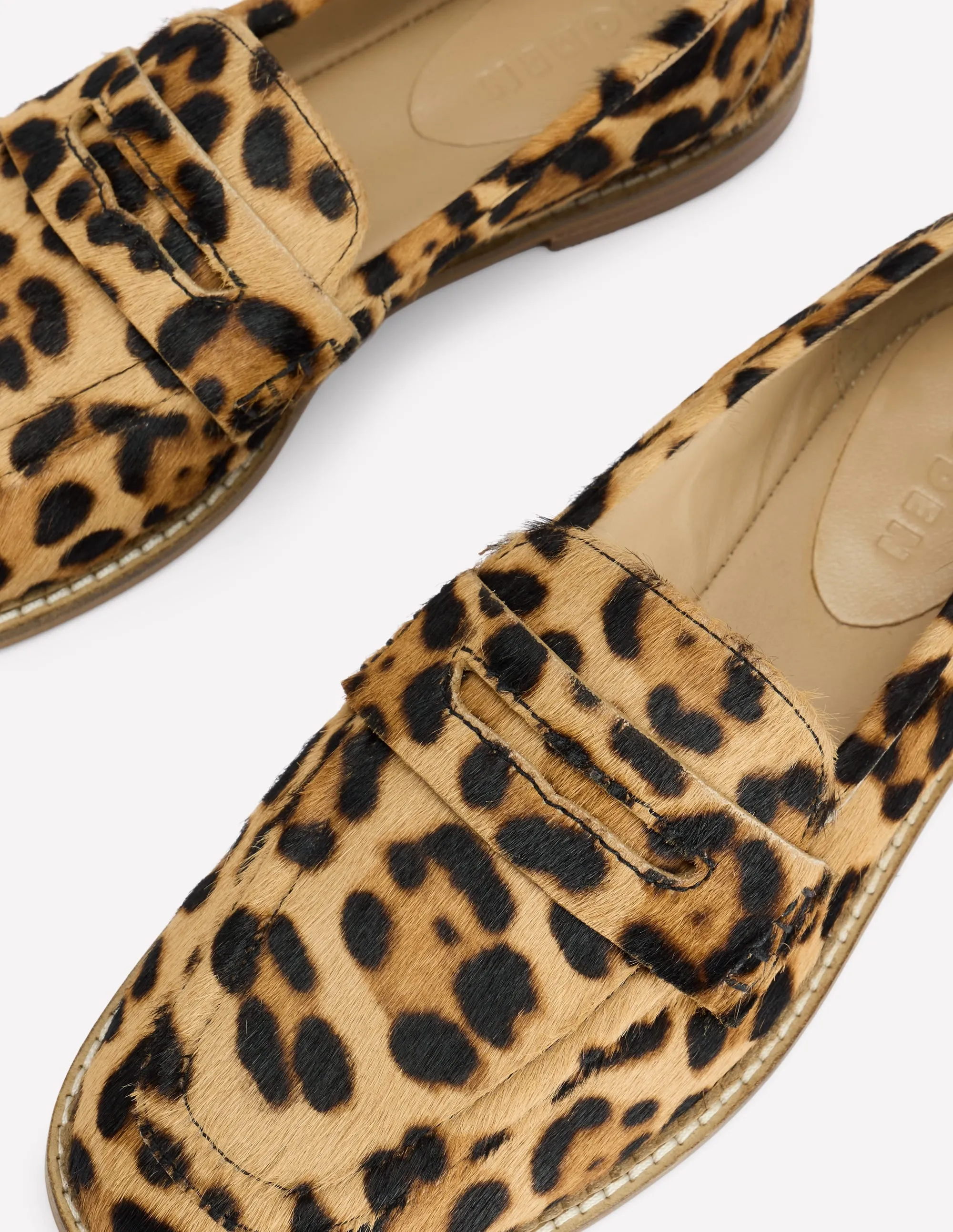 Nya Penny Loafers-Classic Leopard