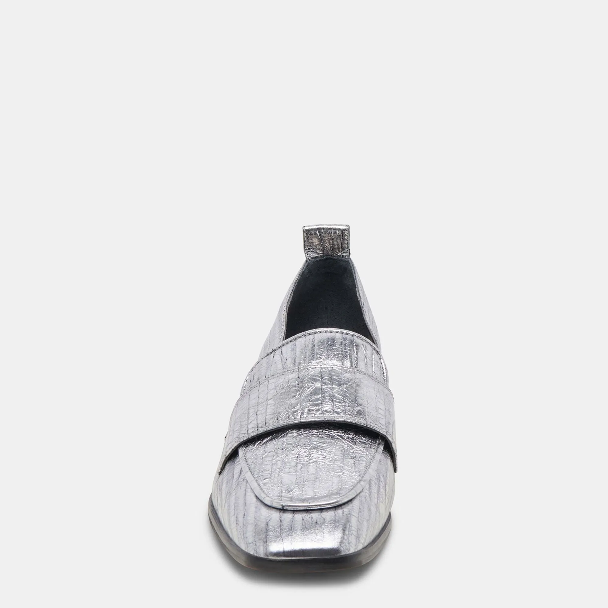 Nygel Loafers Graphite Metallic Leather