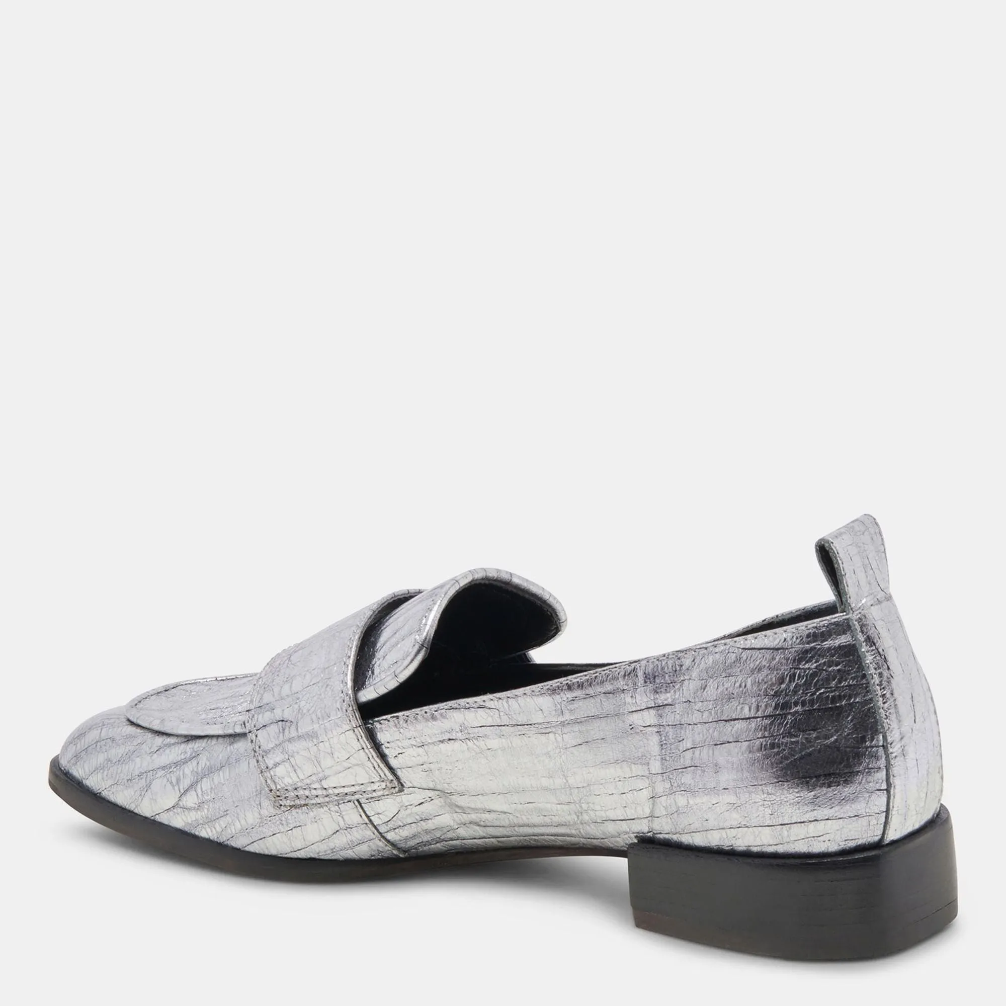 Nygel Loafers Graphite Metallic Leather