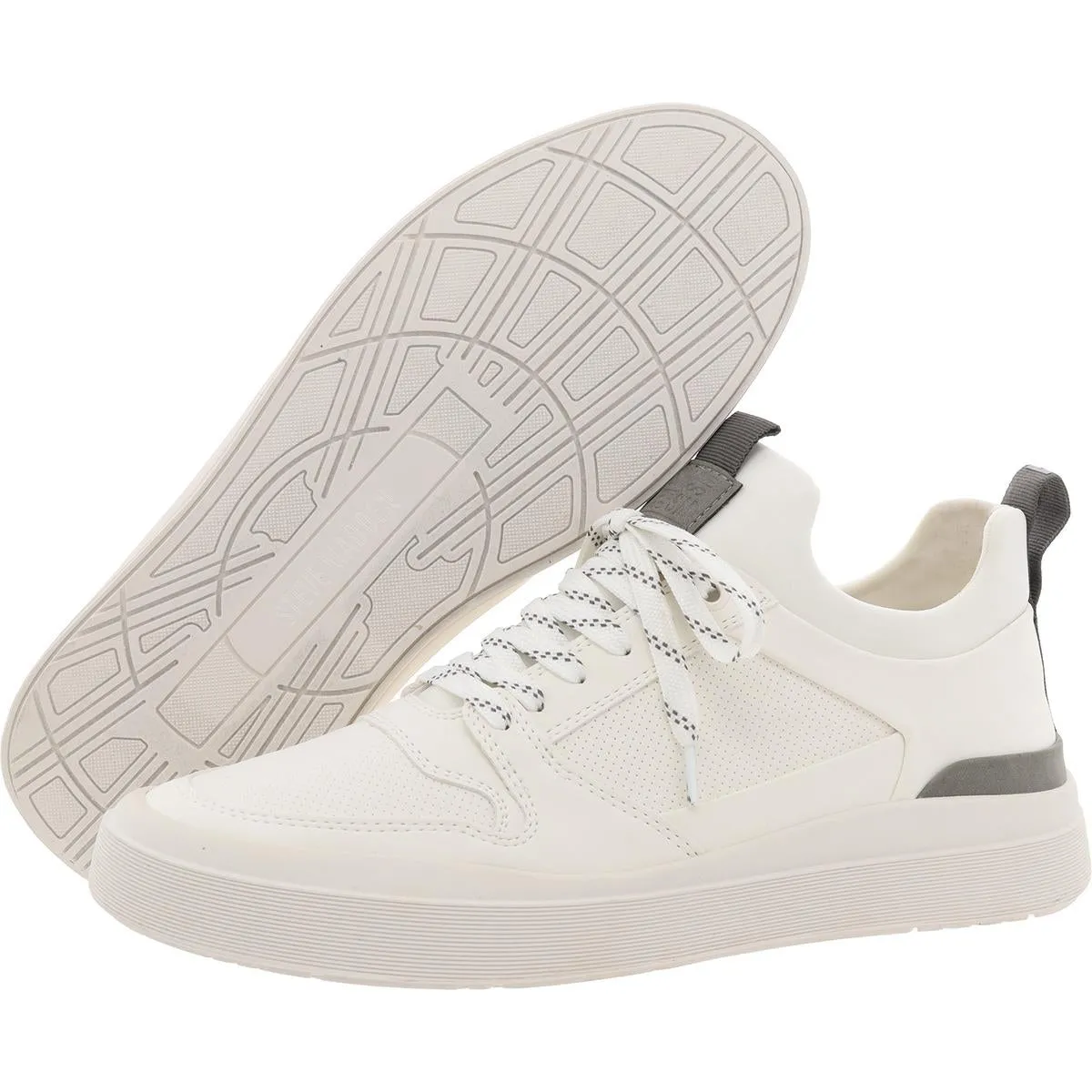 Osker Mens Lace-Up Faux Leather Casual And Fashion Sneakers