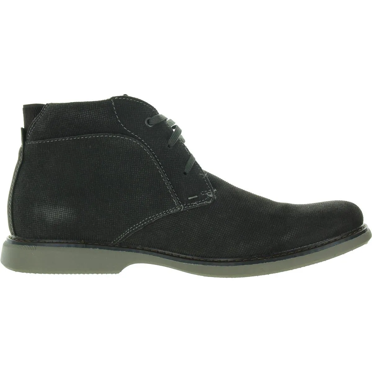 Otto Mens Faux Leather Ankle Chukka Boots
