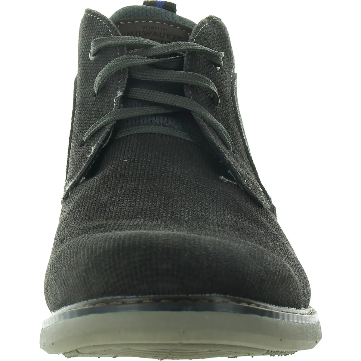 Otto Mens Faux Leather Ankle Chukka Boots