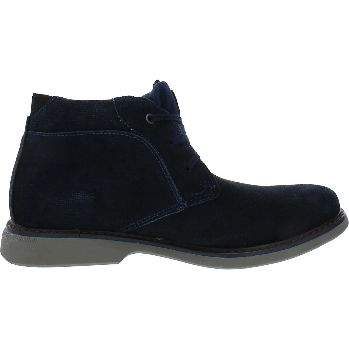 Otto Mens Faux Leather Ankle Chukka Boots