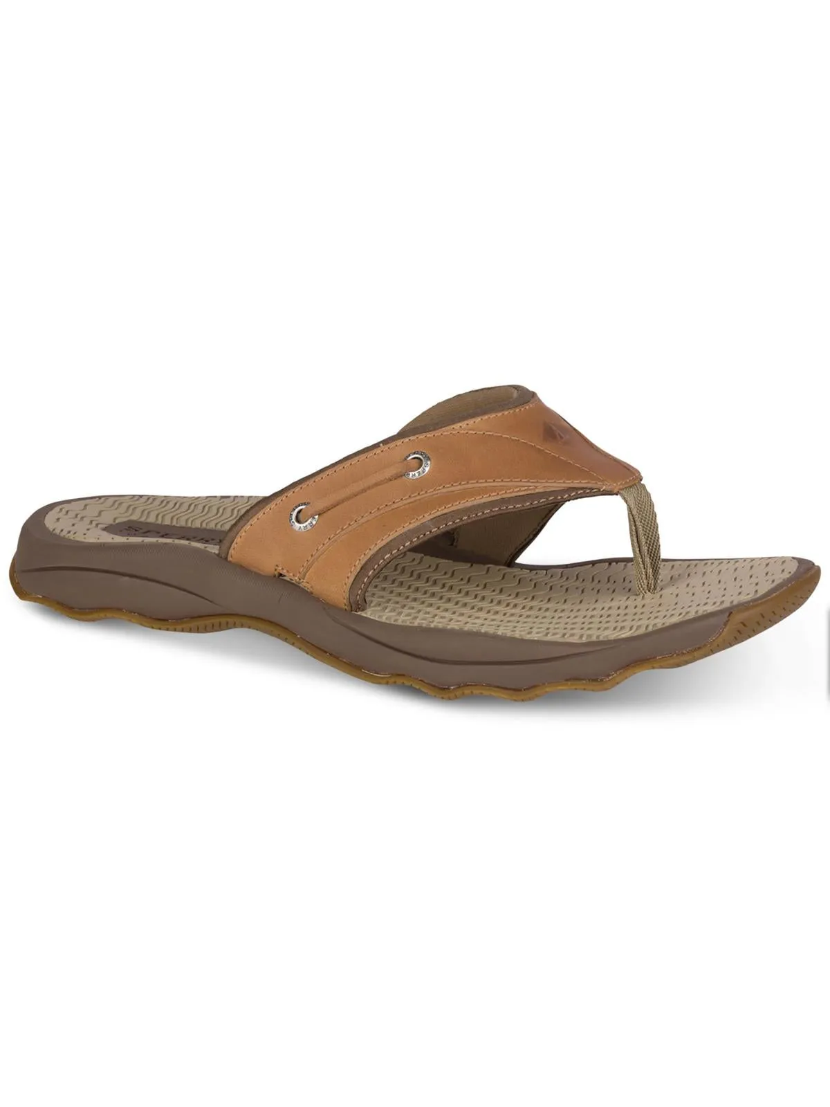 Outer Banks Mens Leather Flip-Flops