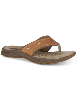 Outer Banks Mens Leather Flip-Flops