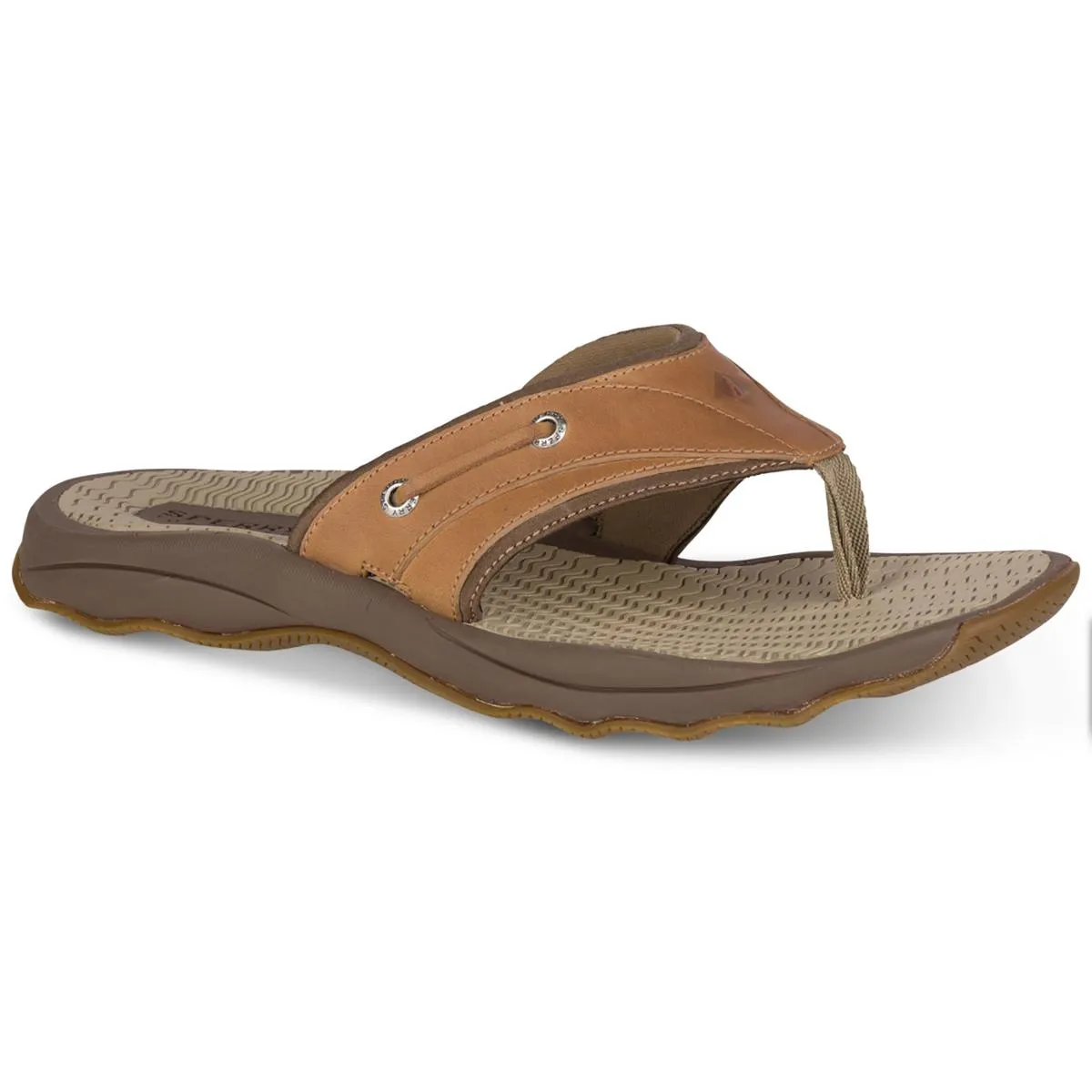 Outer Banks Mens Leather Flip-Flops