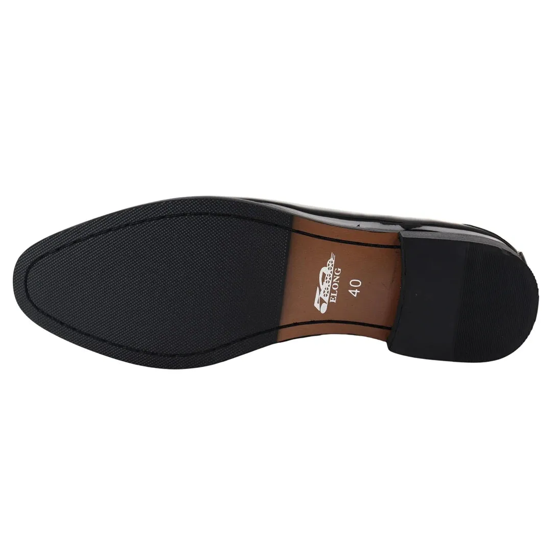 Patent Tassel Slip On Loafers