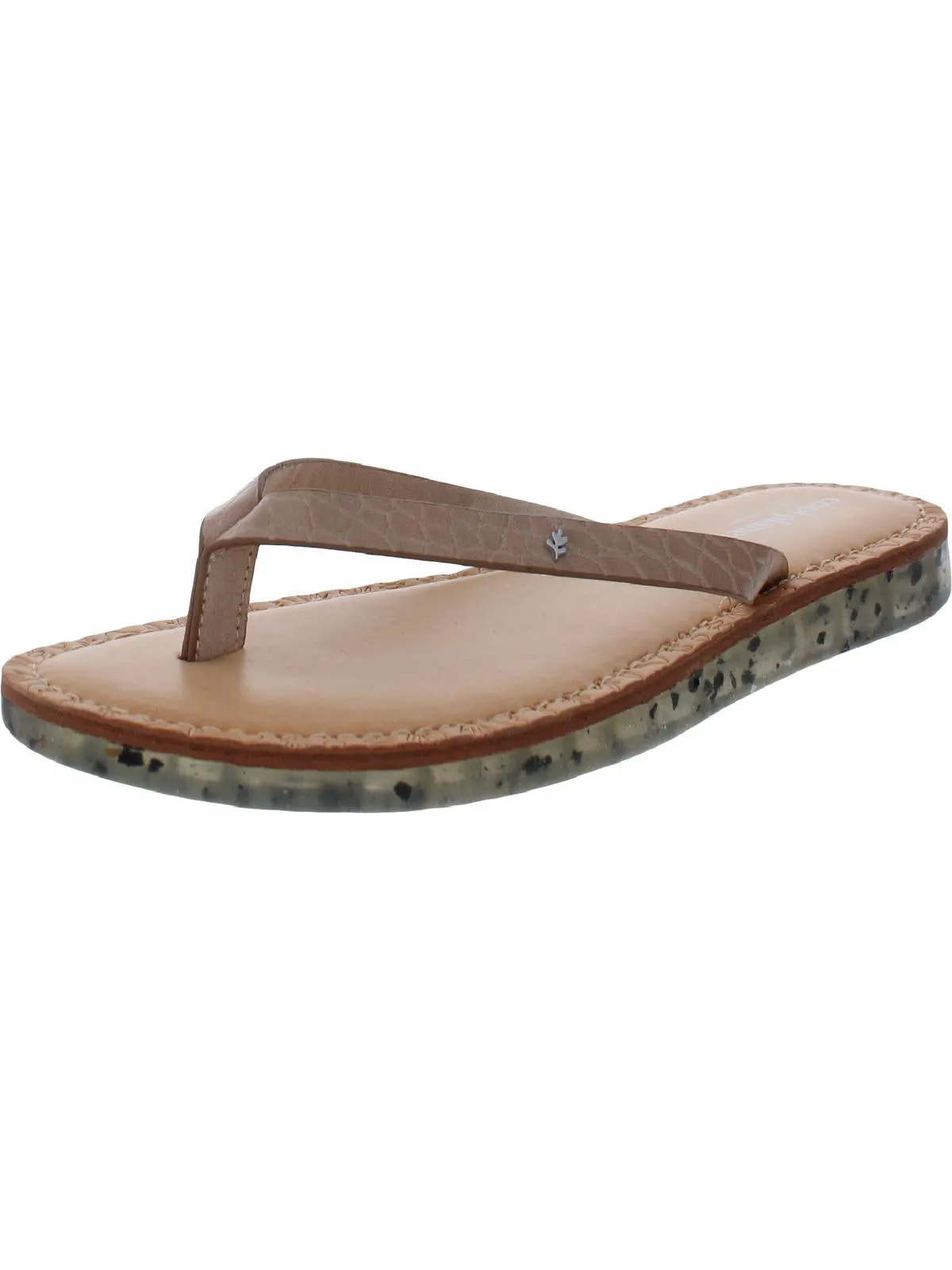 Planet Womens Slip On Open Toe Flats