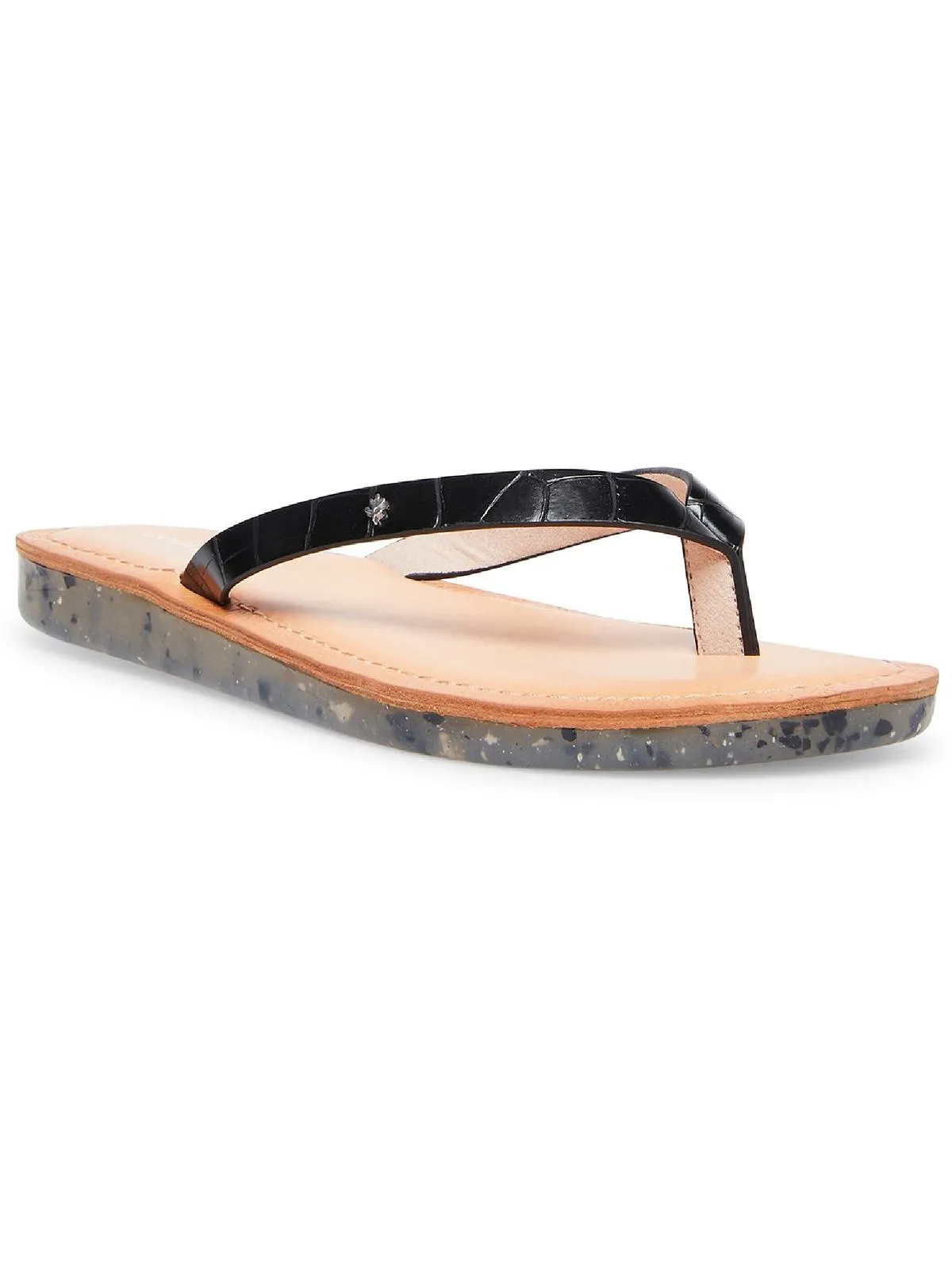 Planet Womens Slip On Open Toe Flats