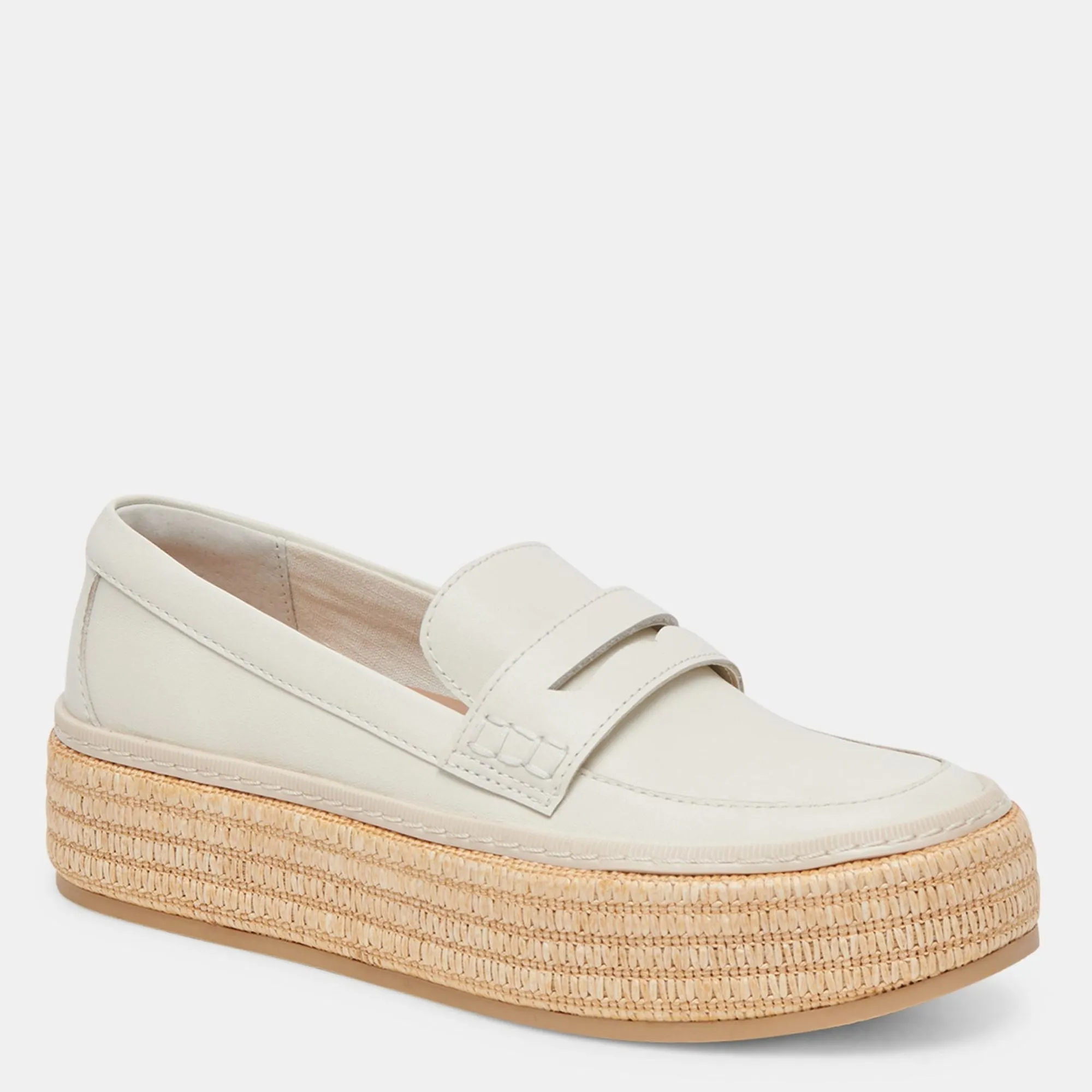 Ranna Loafers Ivory Leather