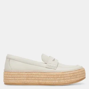 Ranna Loafers Ivory Leather