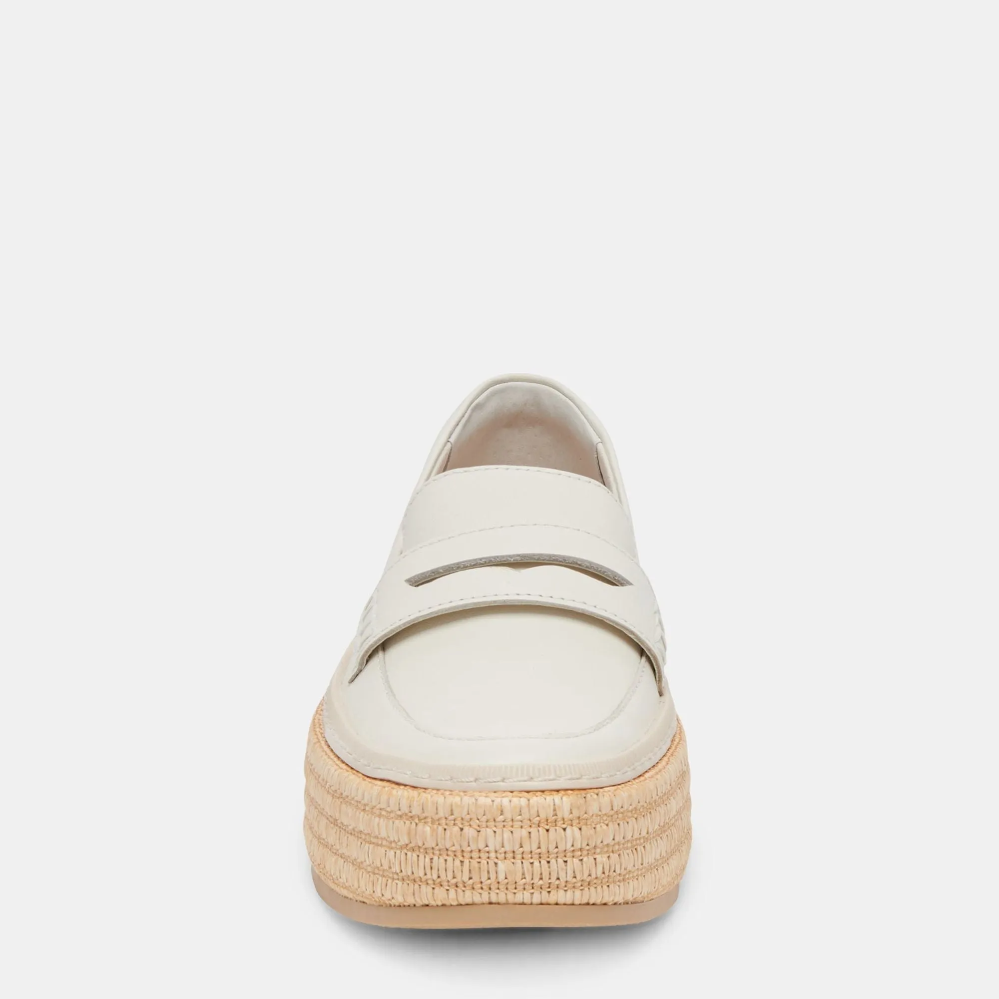 Ranna Loafers Ivory Leather