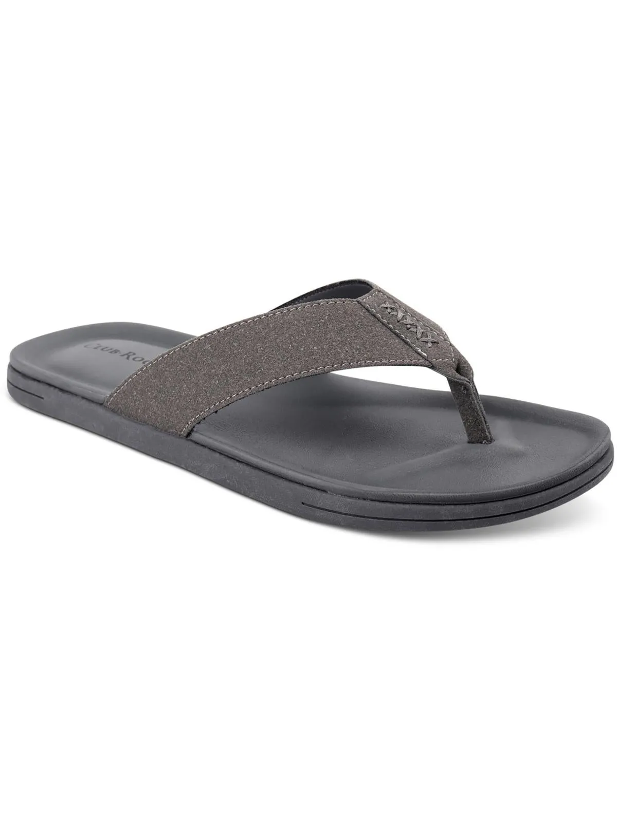 Riley Mens Round Toe Flat Flip-Flops
