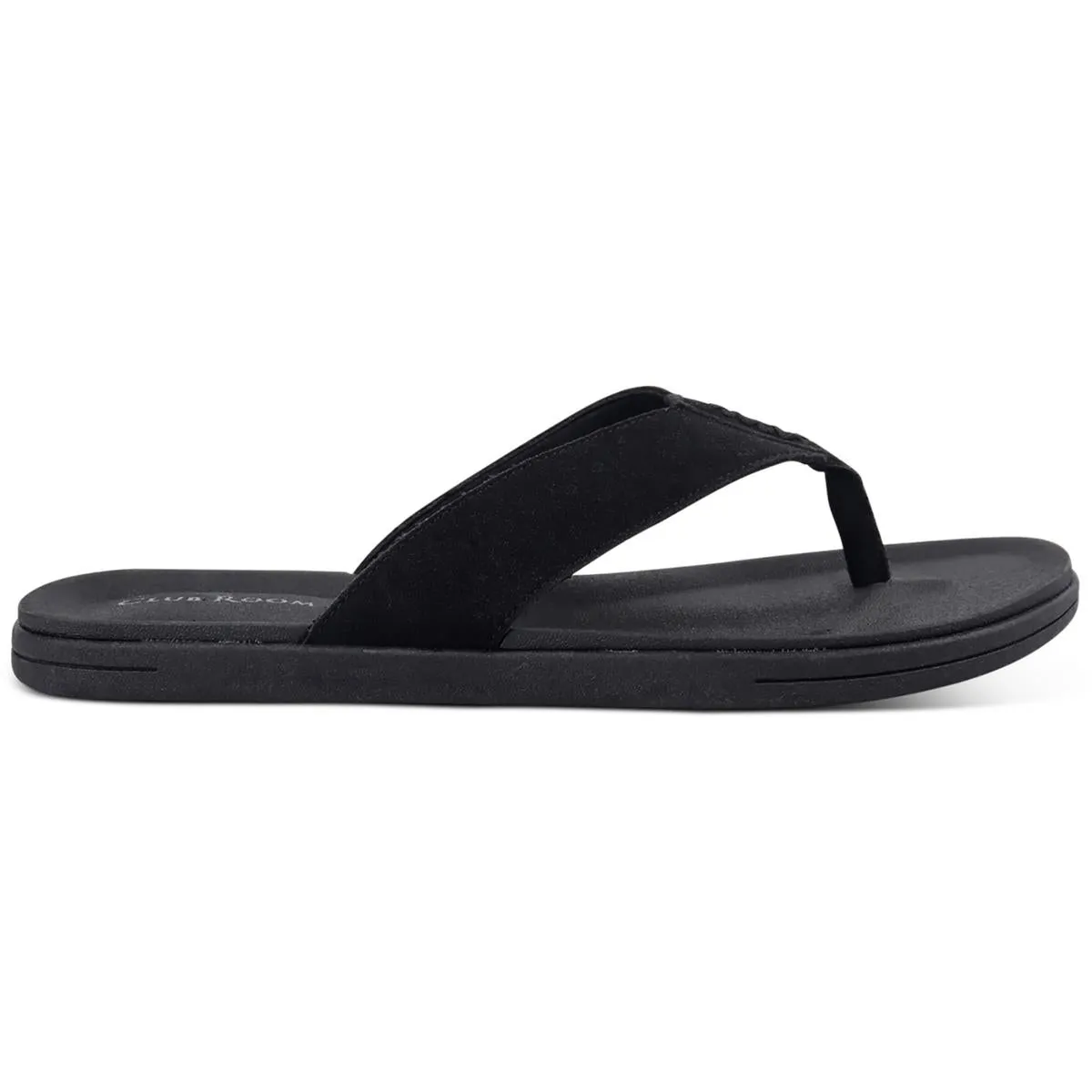 Riley Mens Round Toe Flat Flip-Flops