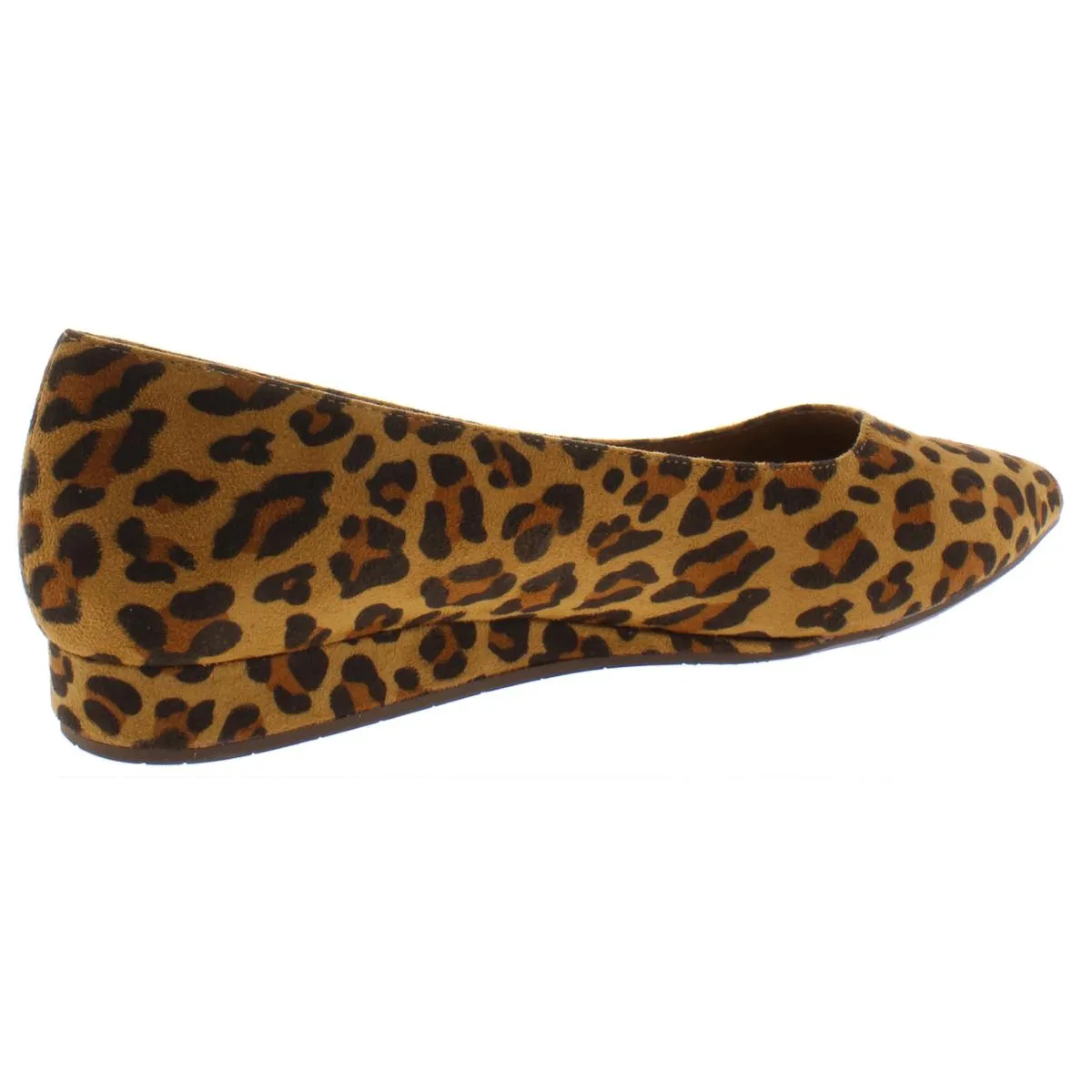 Role Model Womens Vegan Suede Low Heel Flats