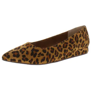 Role Model Womens Vegan Suede Low Heel Flats