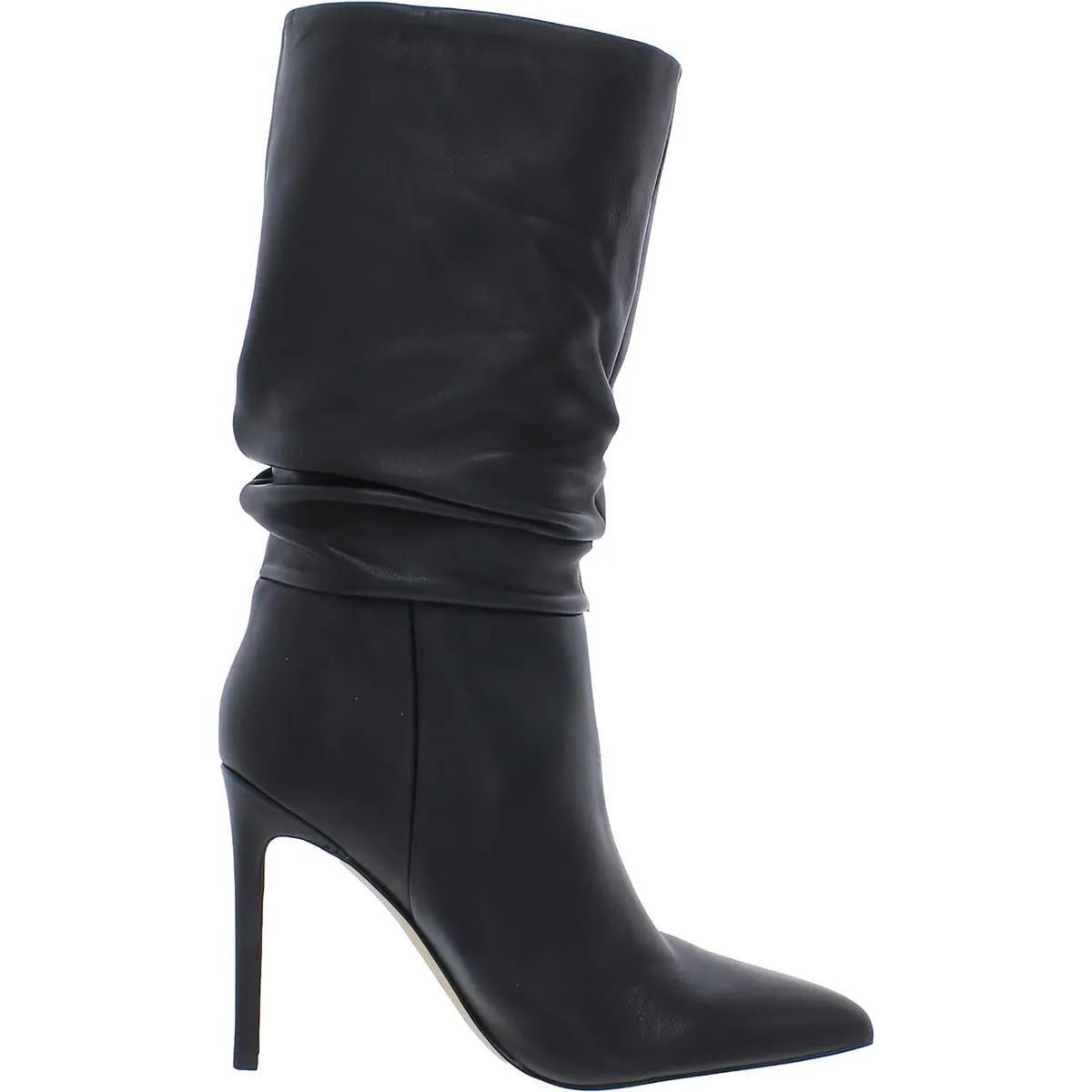 Romy Womens Suede Pull On Mid-Calf Boots