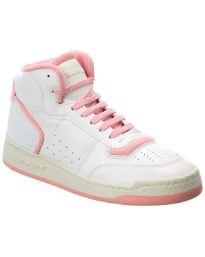 Saint Laurent SL/80 Leather High-Top Sneaker