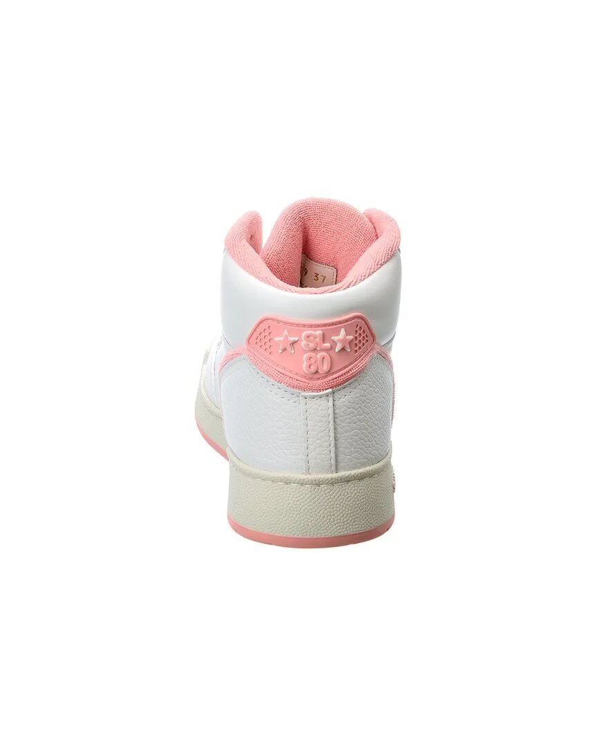 Saint Laurent SL/80 Leather High-Top Sneaker