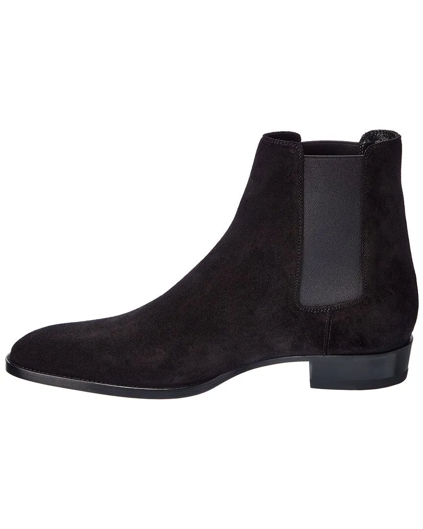 Saint Laurent Wyatt 30 Suede Boot, 44