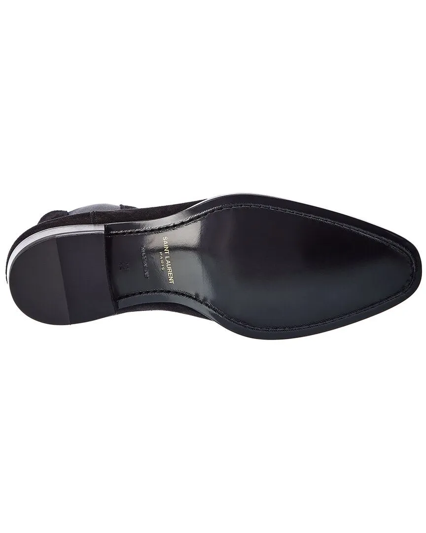 Saint Laurent Wyatt 30 Suede Boot, 44