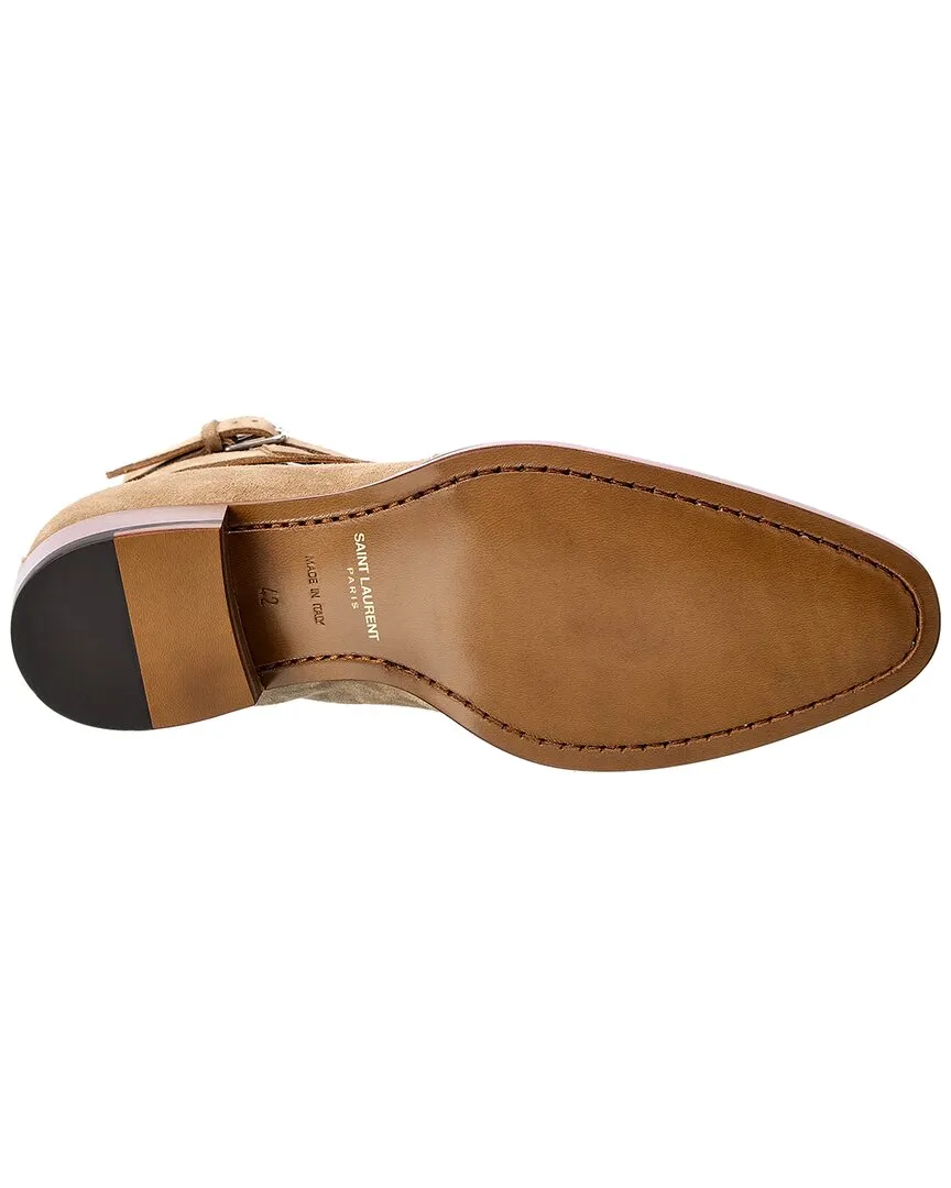 Saint Laurent Wyatt Jodhpur Suede Boot