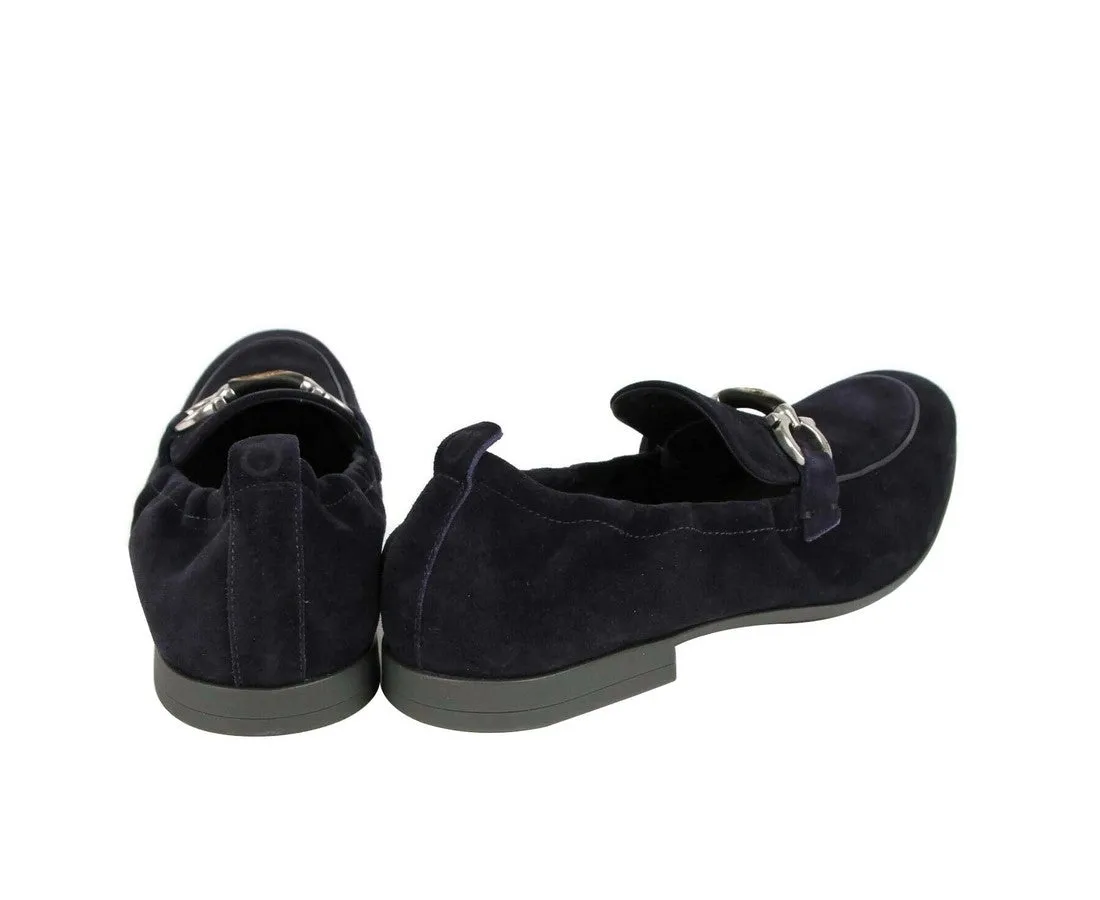 Salvatore Ferragamo Men's Suede Stretch Horsebit Loafer