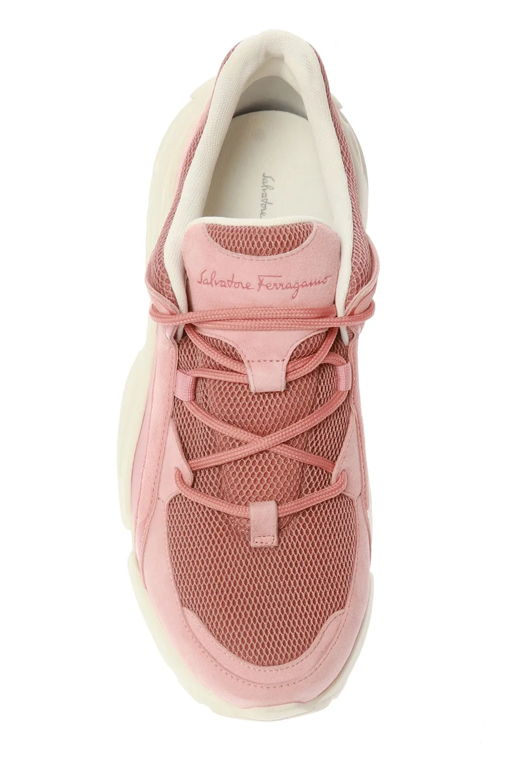 SALVATORE FERRAGAMO Skylar Women's 726300 Desert Rose Sneaker