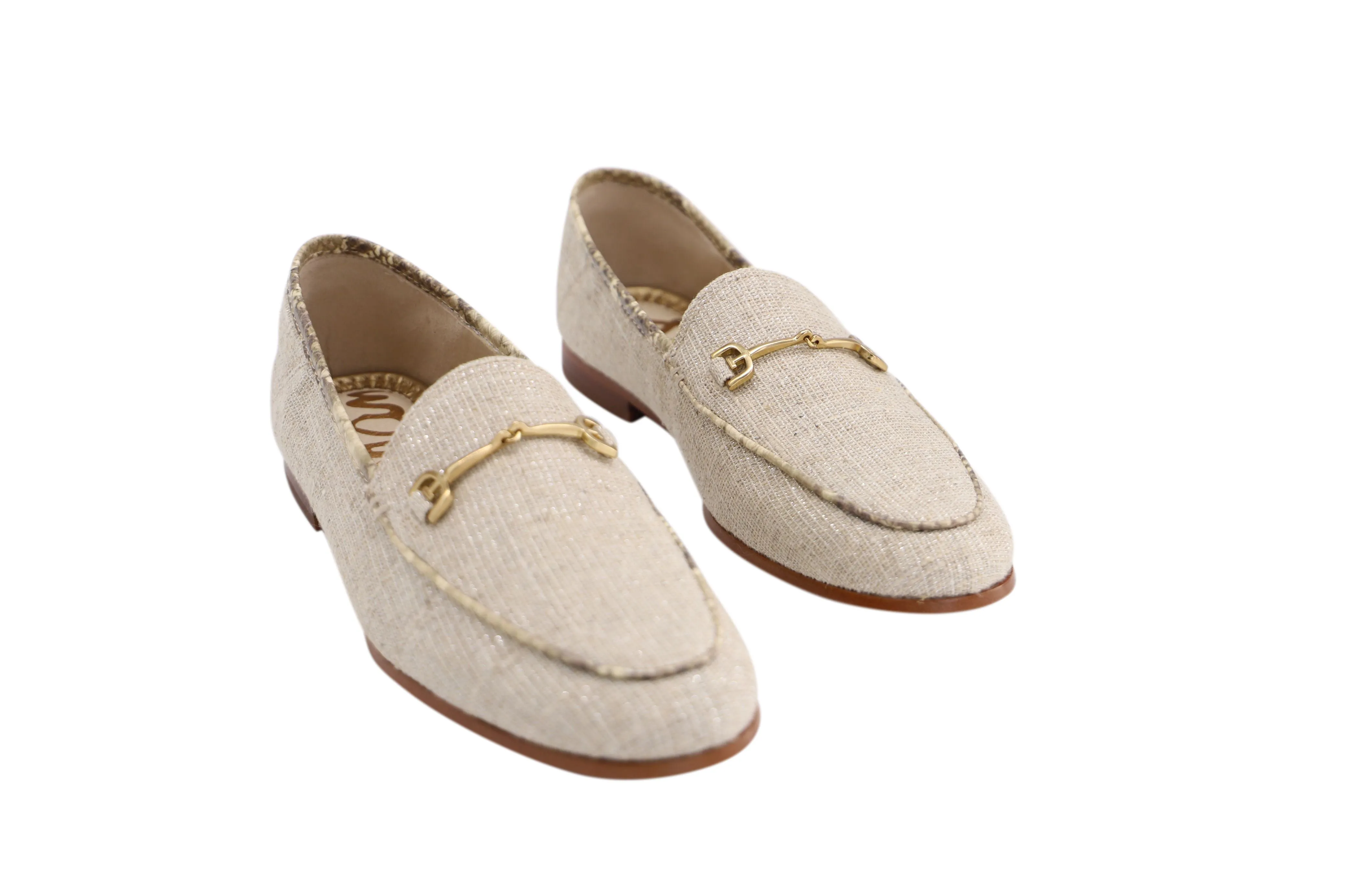 Sam Edelman Loraine Loafer in Beige Leather