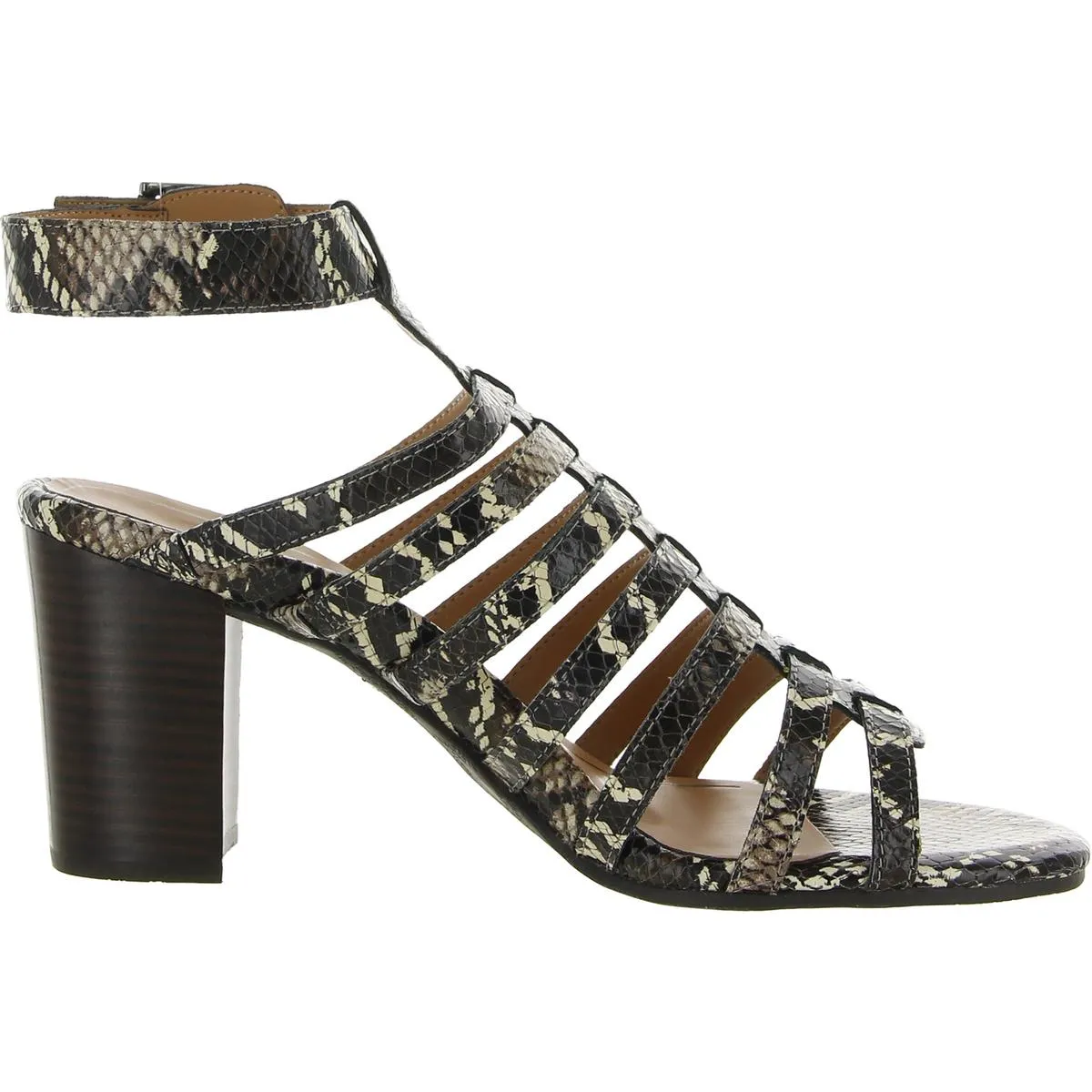 Sami Boa Womens Strappy Open Toe Heels
