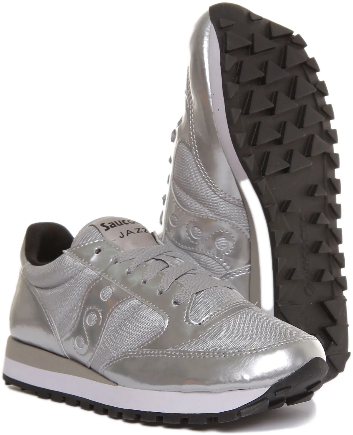 Saucony Jazz Original In Silver For Women Shoes Saucony