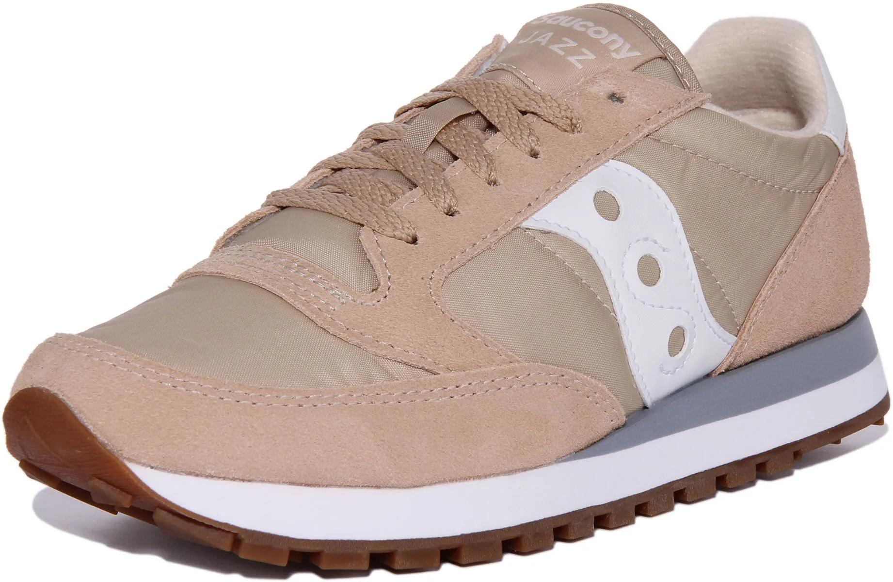 Saucony Jazz Original In White Beige For Men Shoes Saucony