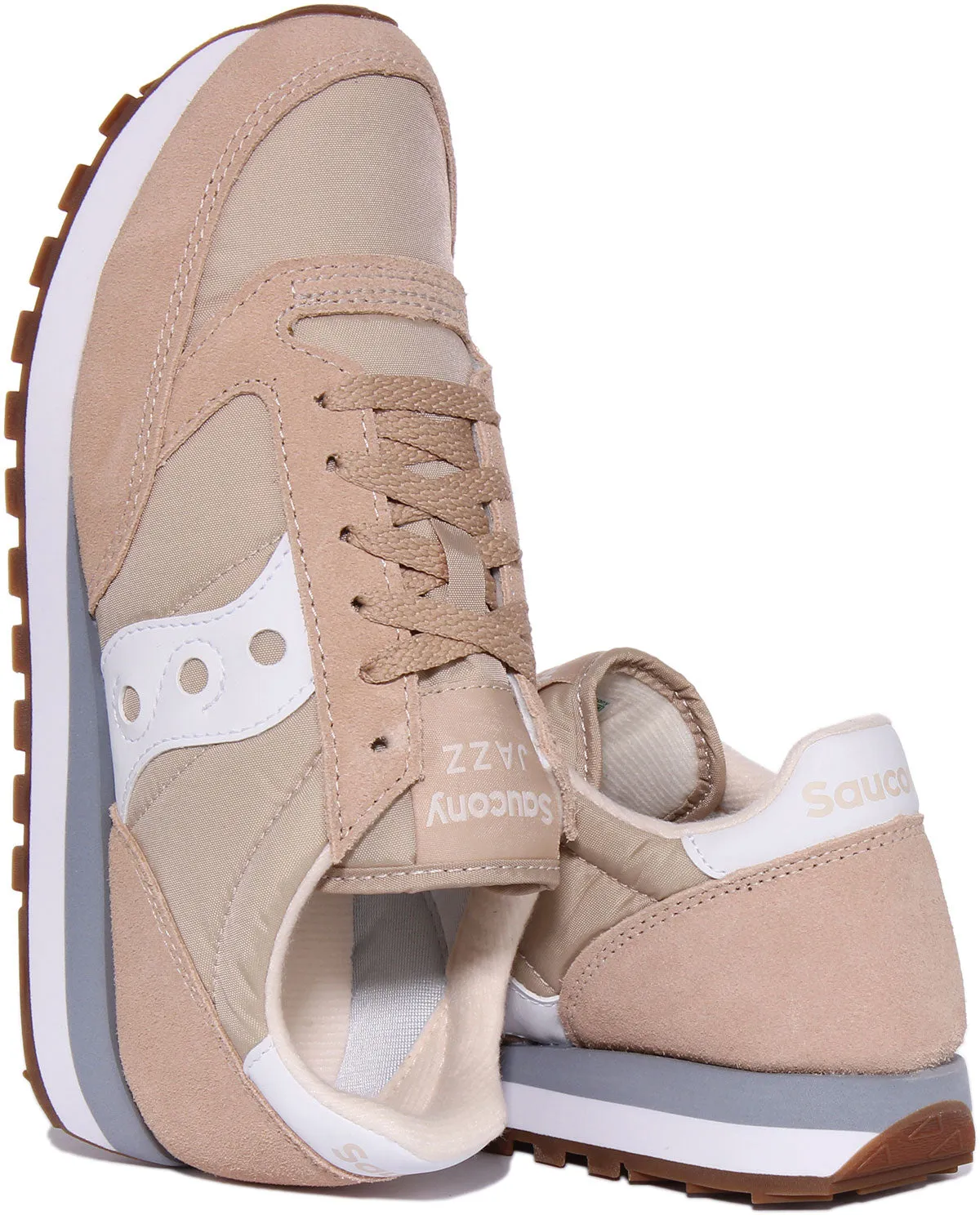Saucony Jazz Original In White Beige For Men Shoes Saucony